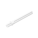 Technic Axle 5.5 with Stop - Rounded Short End #59426  - 1-White