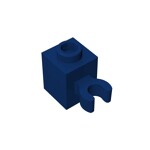 60475b Brick Special 1 x 1 with Clip Vertical #60475 - 140-Dark Blue