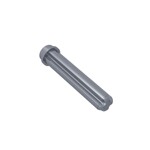 Technic Axle 3L with Stud #6587  - 315-Flat Silver