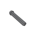 Technic Axle 3L with Stud #6587  - 199-Dark Bluish Gray