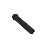 Technic Axle 3L with Stud #6587  - 26-Black