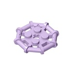 Plate Special 2 x 2 with Bar Frame Octagonal, Reinforced, Completely Round Studs #75937  - 325-Lavender