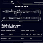 Mould King 14017 RPG Gun Rocket-propelled Grenade