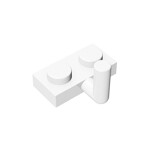 Plate Special 1 x 2 with Arm Up - Horizontal Arm 5mm #88072  - 1-White