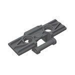 Technic Link Tread Wide with Two Pin Holes, Reinforced #88323  - 199-Dark Bluish Gray