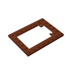 Plate Special 6 x 8 Trap Door Frame Horizontal - Long Pin Holders #92107  - 192-Reddish Brown