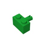 Brick Special 1 x 2 with Pin #2458 - 28-Green