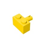 Brick Special 1 x 2 with Pin #2458 - 24-Yellow