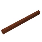 Brick 1 x 16 #2465 - 192-Reddish Brown