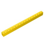 Brick 1 x 16 #2465 - 24-Yellow