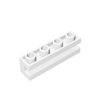 Brick Special 1 x 4 with Groove #2653 - 1-White