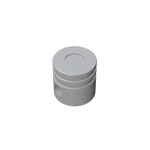 Technic Engine Piston Round #2851 - 194-Light Bluish Gray