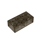 Brick 2 x 4 #3001 - 111-Trans-Black