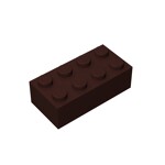 Brick 2 x 4 #3001 - 308-Dark Brown