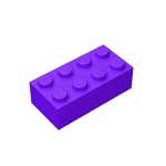 Brick 2 x 4 #3001 - 268-Dark Purple