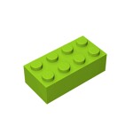 Brick 2 x 4 #3001 - 119-Lime