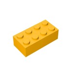 Brick 2 x 4 #3001 - 191-Bright Light Orange