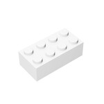 Brick 2 x 4 #3001 - 1-White