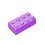 Brick 2 x 4 #3001 - 324-Medium Lavender