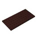 Plate 6 x 12 #3028 - 308-Dark Brown