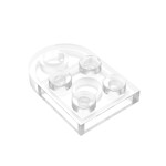 Plate Special 3 x 2 with Hole #3176 - 40-Trans-Clear