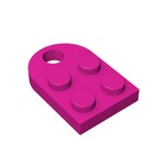 Plate Special 3 x 2 with Hole #3176 - 124-Magenta