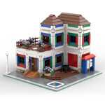 MOC-75865 Tarrey Town Inspired Modular from The Legend of Zelda Tears of the Kingdom
