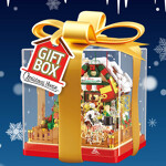 ZHEGAO 662023 Gift Box Christmas House