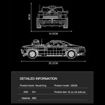 Mould King 10028 Doge Charger Car