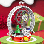 Small Angle JD010 Christmas Rotating Ferris Wheel