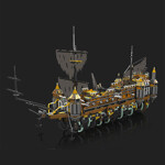 Mould King 13188 Mary Pirate Ship