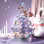 MANGE 9188 Crystal Christmas Tree Music Box