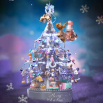 MANGE 9188 Crystal Christmas Tree Music Box