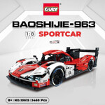 GULY 10615 Porsche 963 Sport Car With Motor