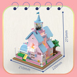 ZHEGAO 613002 Pink Castle