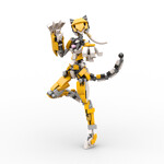 MOC-89461 Robot Mobile Suit Tiger Girl