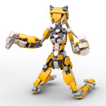 MOC-89461 Robot Mobile Suit Tiger Girl