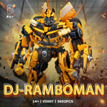 K-Box V5007 DJ-Rambo Man Bumblebee Robot