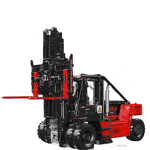 Mould King 17045 Red Heavy Duty Stacker With Motor