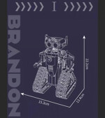Mould King 15082 Brandon Interstellar Three-transformation RC Robots