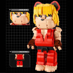 Wangao 188018 Street Fighter Ken Masters Bear Robot