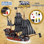 ZHEGAO 982003 Pirate Ship Skeleton Adventure