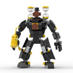 MOC-89151 Skibidi Toilet Clockmen Mech