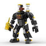 MOC-89151 Skibidi Toilet Clockmen Mech