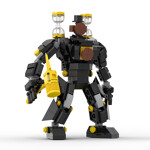 MOC-89151 Skibidi Toilet Clockmen Mech