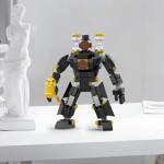 MOC-89151 Skibidi Toilet Clockmen Mech