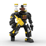 MOC-89151 Skibidi Toilet Clockmen Mech