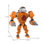 MOC-89150 Skibidi Toilet TITAN DRILLMAN