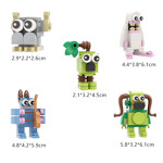 MOC-89458 My Singing Monsters Mammott Entbrat Bowgart Noggin and Furcorn