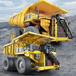 CaDA C65011 CRRC CR240E Mining Dump Truck